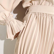 Sophisticated Pleated Romper - Peripety Boutique