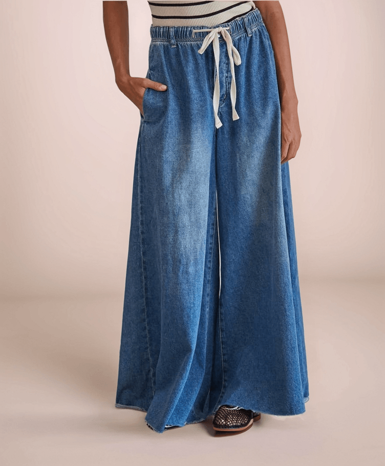 Wide Leg Bell Jar Jeans - Peripety Boutique
