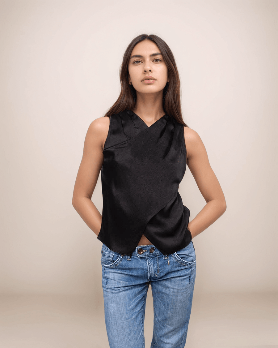 Front Criss Cross Tank - Peripety Boutique