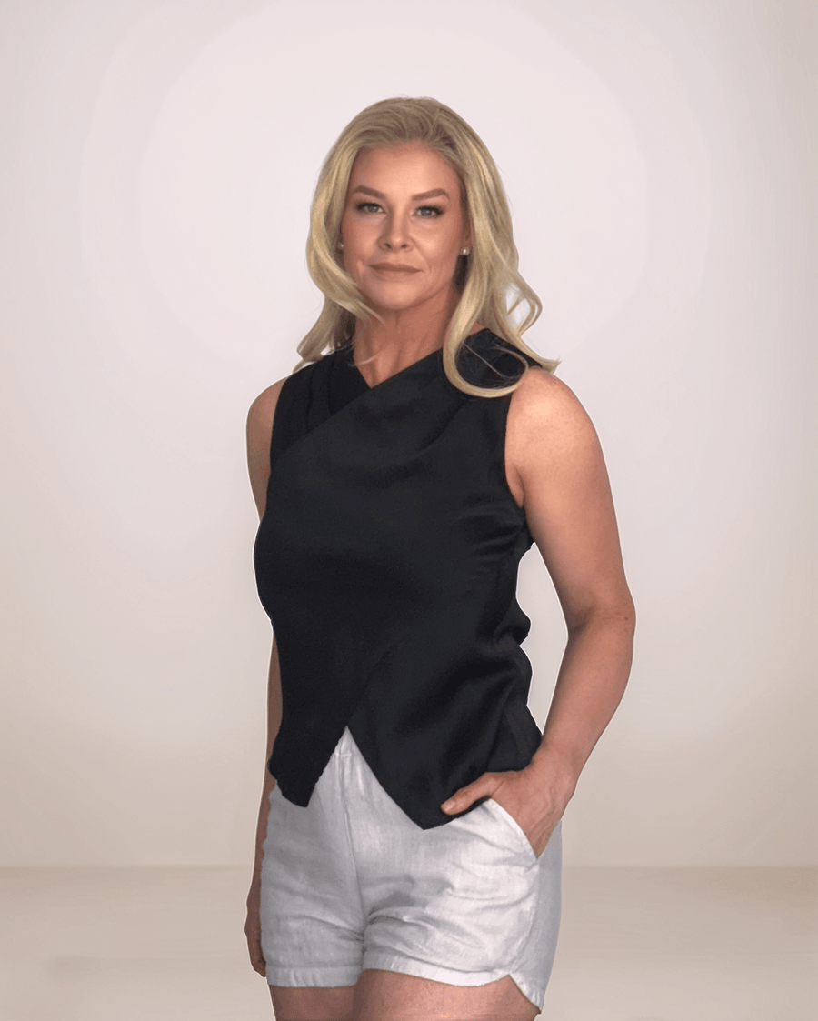 Front Criss Cross Tank - Peripety Boutique