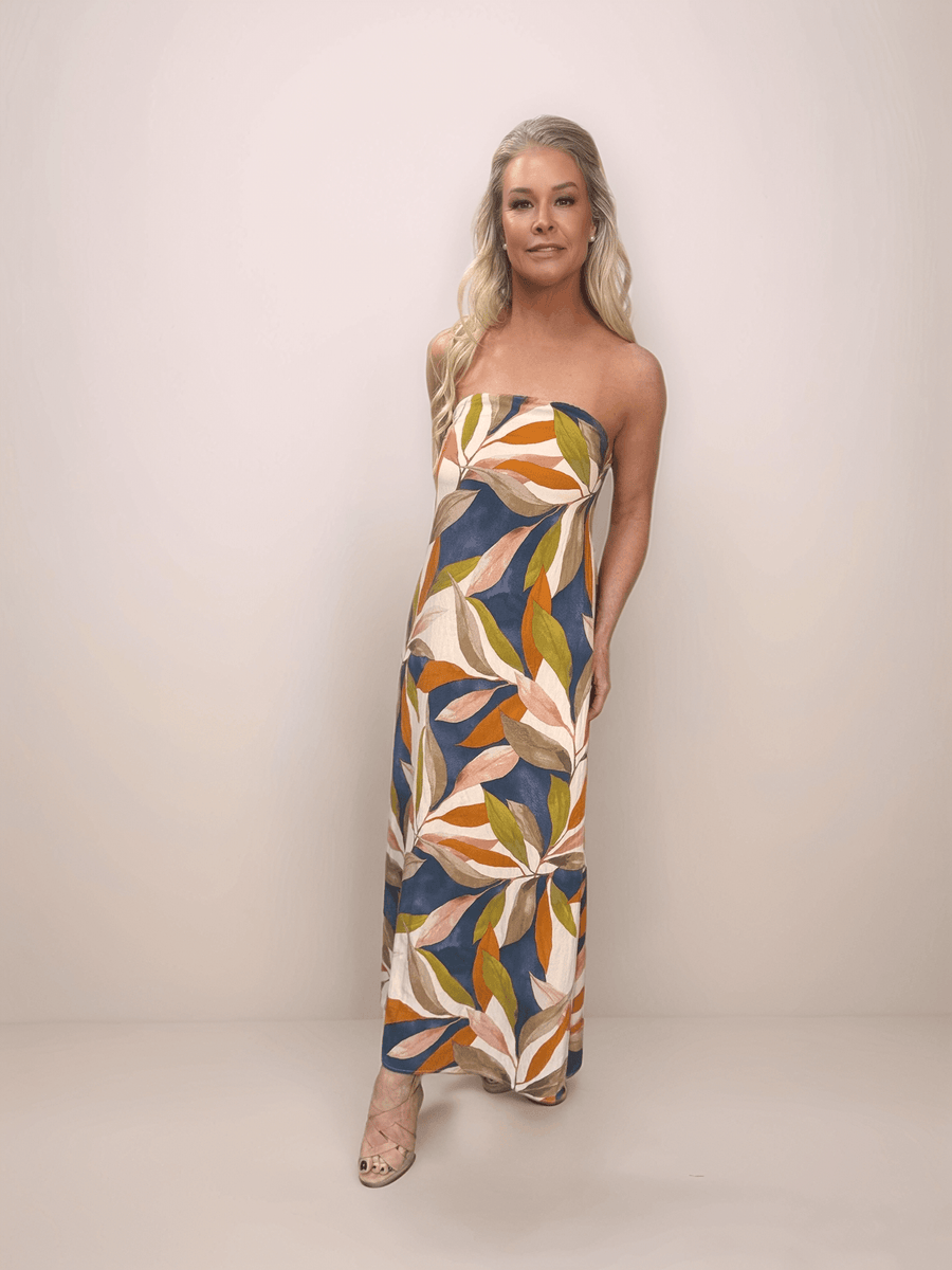 Destinations Maxi Strapless Dress - Peripety Boutique