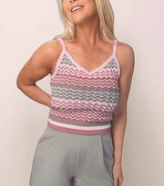 Multi Color Sweater Tank - Peripety Boutique