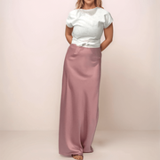 SATIN MAXI SKIRT