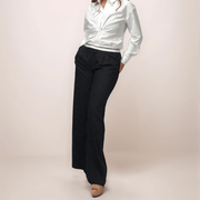 CONTRAST WAIST TROUSERS