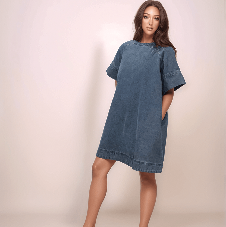 EVERYDAY ESSENTIAL DENIM DRESS