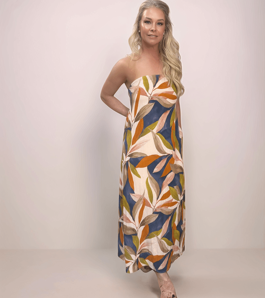 Destinations Maxi Strapless Dress - Peripety Boutique