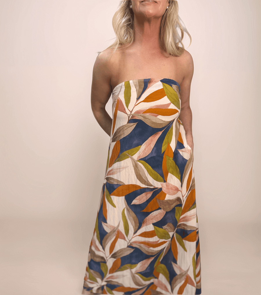 Destinations Maxi Strapless Dress - Peripety Boutique