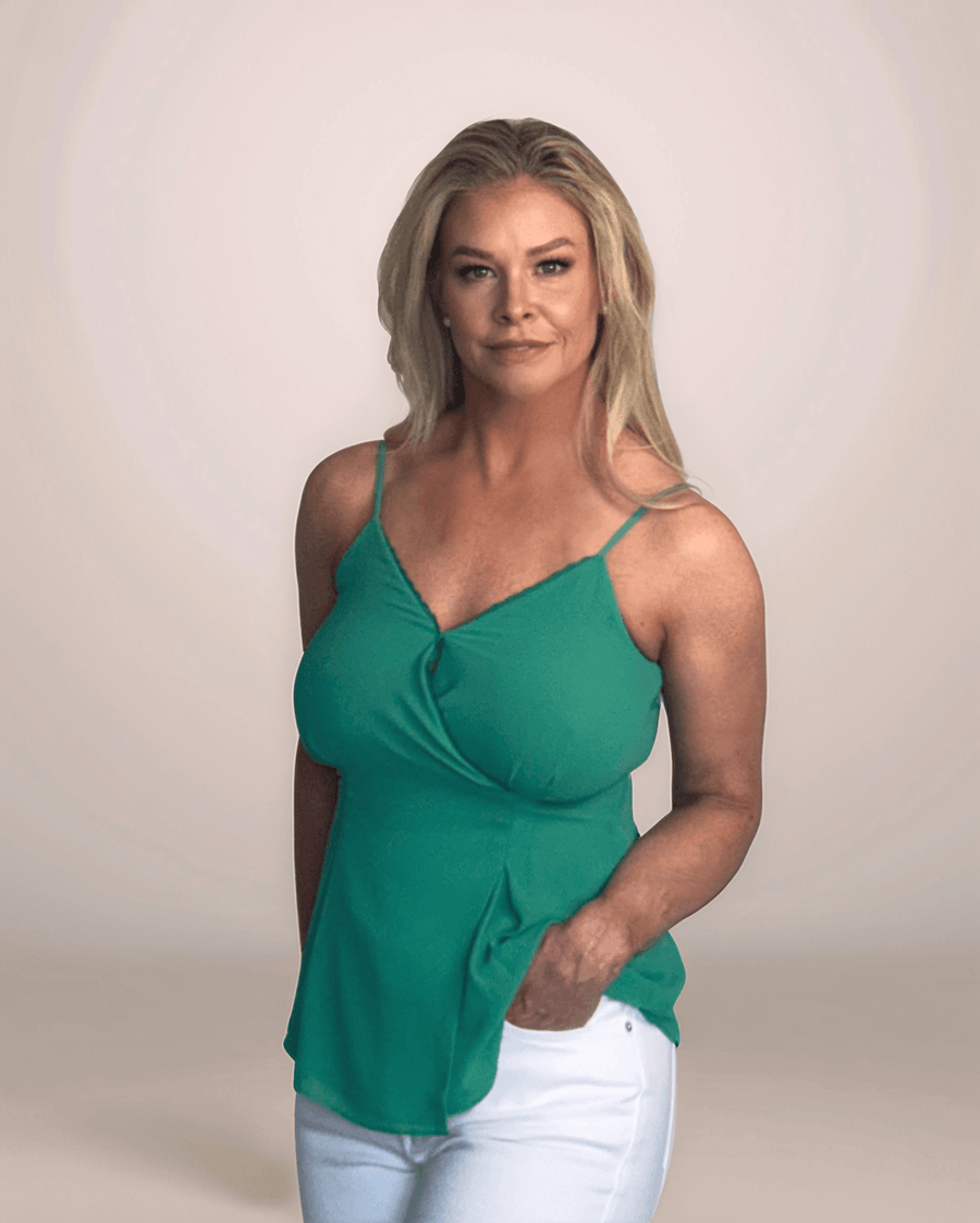 Green Camisole Peripety Boutique